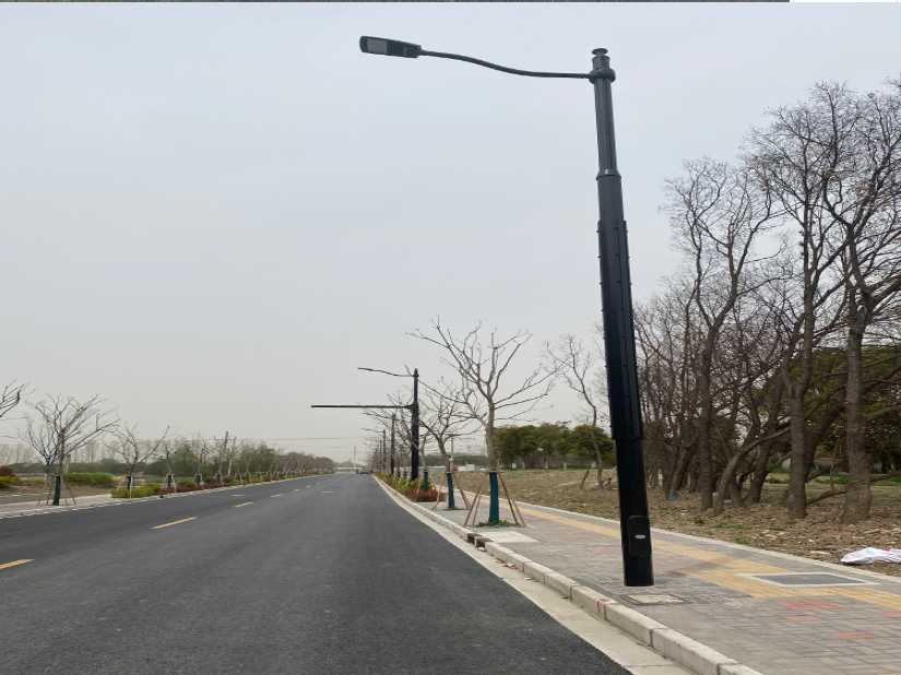 象州县上海综合杆 太阳能路灯工程